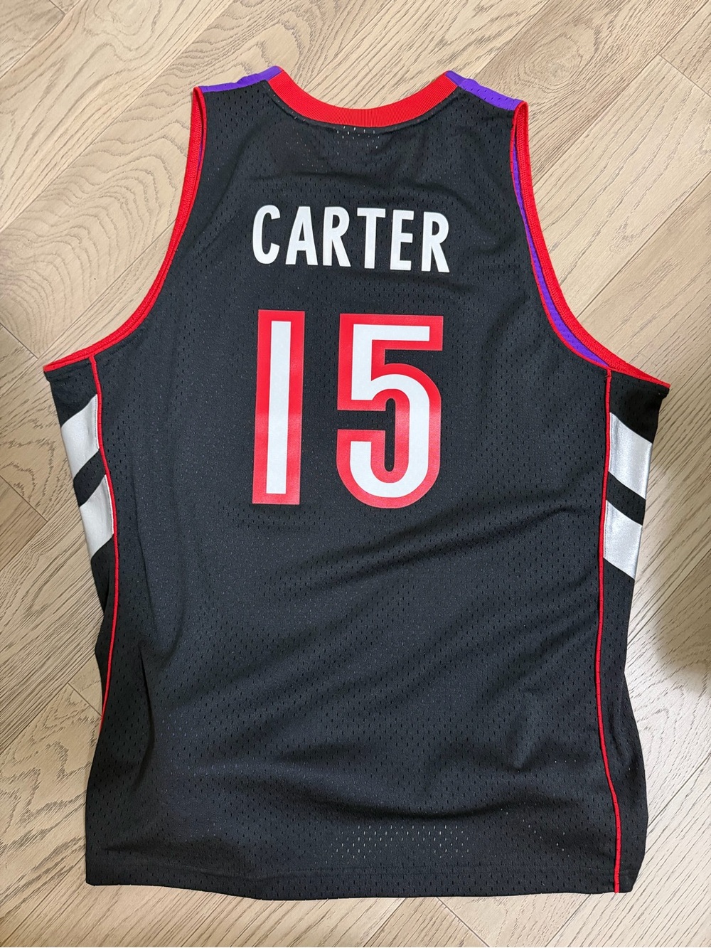 Toronto Raptors Vince Carter #15 Black Basketball Jersey XL